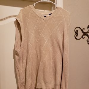 Men's large sleeveless sweater vest